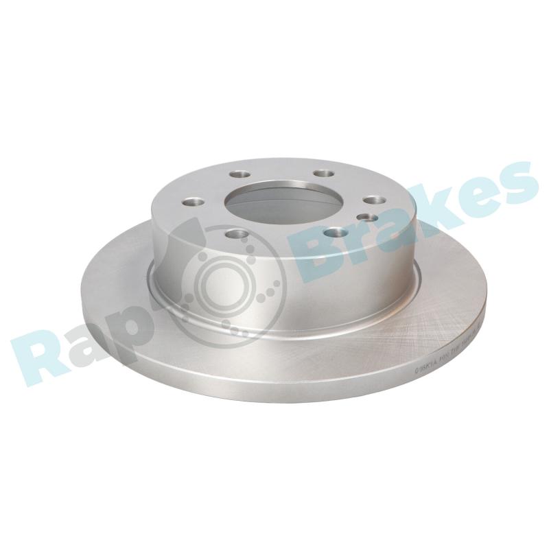 Jeu de 2 disques de frein arrière RAP BRAKES R-D0286C - Visuel 1