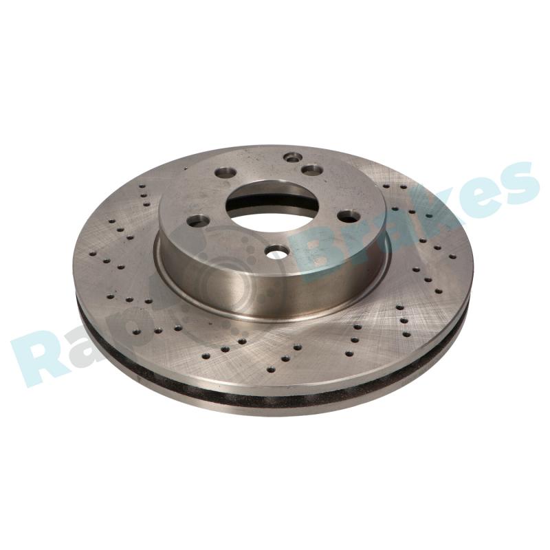 Jeu de 2 disques de frein avant RAP BRAKES R-D0293 - Visuel 1