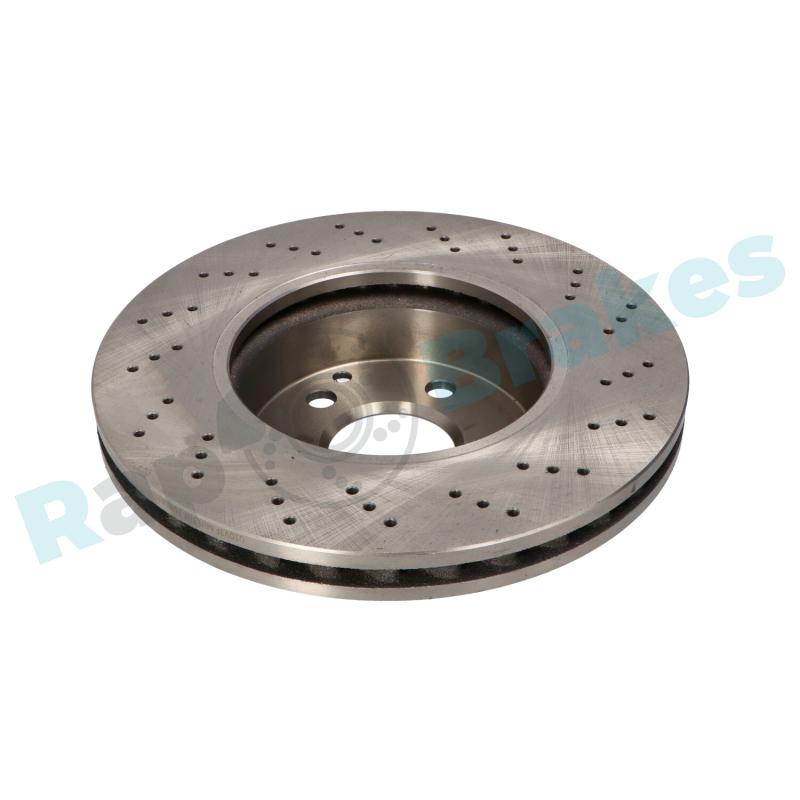 Jeu de 2 disques de frein avant RAP BRAKES R-D0293 - Visuel 2