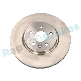 Jeu de 2 disques de frein avant RAP BRAKES R-D0315 pour AUDI A6 1.6 CDTi - 110cv