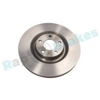 Jeu de 2 disques de frein avant RAP BRAKES R-D0323 pour AUDI A4 S4 quattro - 344cv