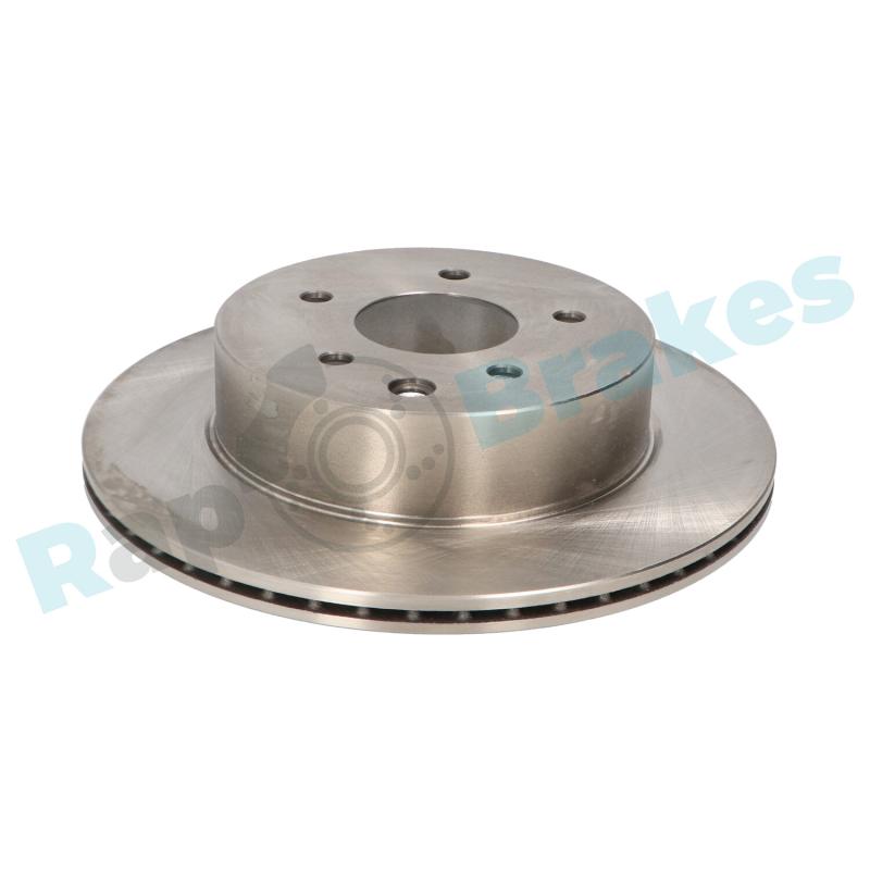 Jeu de 2 disques de frein arrière RAP BRAKES R-D0331 - Visuel 1