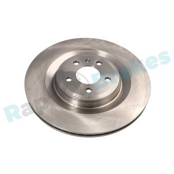 Jeu de 2 disques de frein arrière RAP BRAKES R-D0411 pour AUDI A8 3.0 TFSI quattro - 290cv