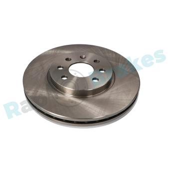 Jeu de 2 disques de frein avant RAP BRAKES R-D0416 pour HYUNDAI ACCENT 1.7 CDTI - 110cv