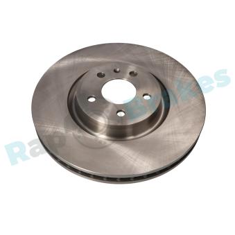 Jeu de 2 disques de frein avant RAP BRAKES R-D0417 pour AUDI A6 50 TFSI e quattro - 252cv
