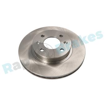 Jeu de 2 disques de frein avant RAP BRAKES R-D0428 pour FORD TRANSIT 1.5 CRDi GLS - 110cv