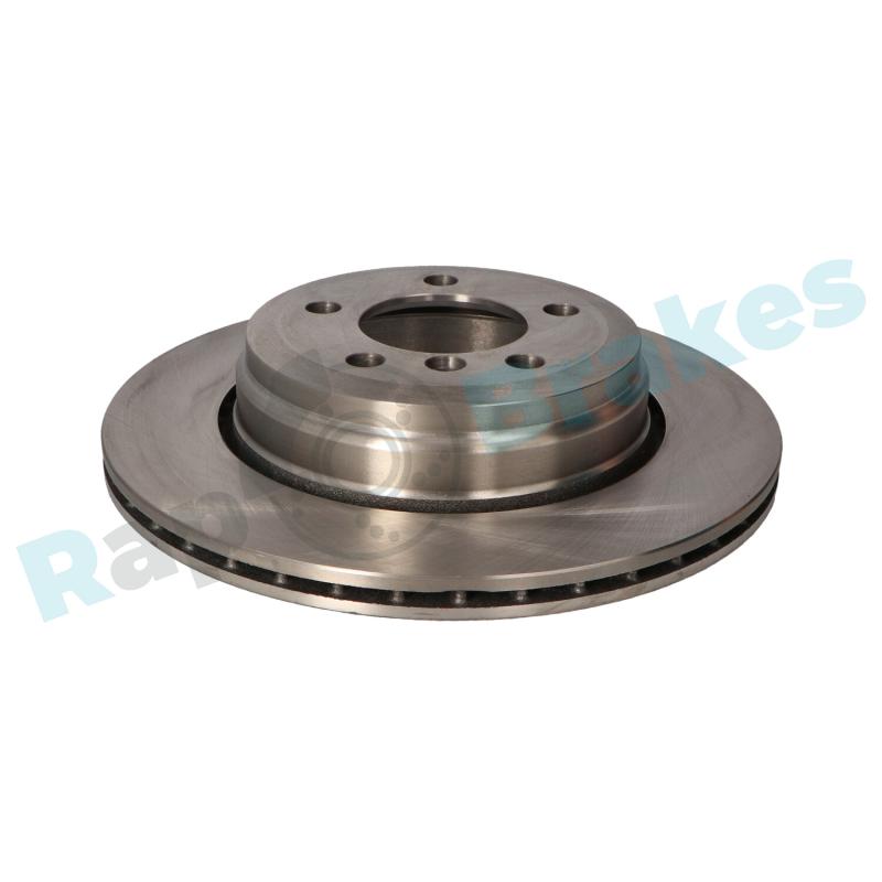 Jeu de 2 disques de frein arrière RAP BRAKES R-D0436 - Visuel 1