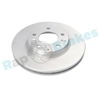Jeu de 2 disques de frein avant RAP BRAKES R-D0439C pour AUDI A4 1.8 - 120cv