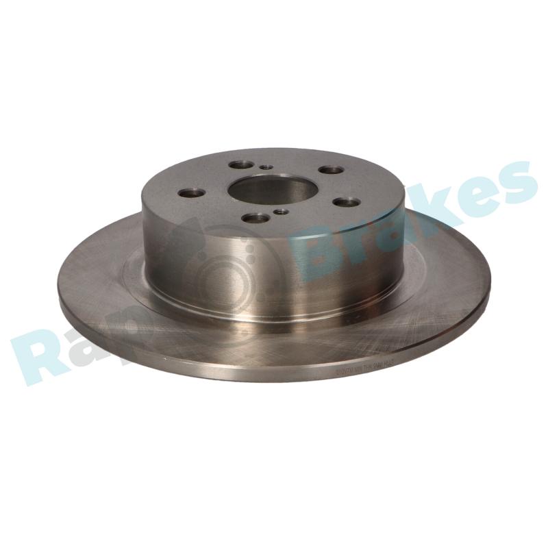 Jeu de 2 disques de frein arrière RAP BRAKES R-D0444 - Visuel 1