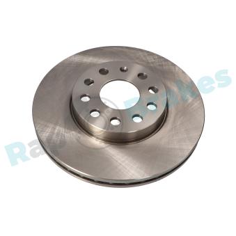 Jeu de 2 disques de frein avant RAP BRAKES R-D0489 pour PONTIAC PHOENIX 1.6 - 110cv