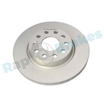 Jeu de 2 disques de frein avant RAP BRAKES R-D0490 pour LADA 111 2.0 TDI - 110cv