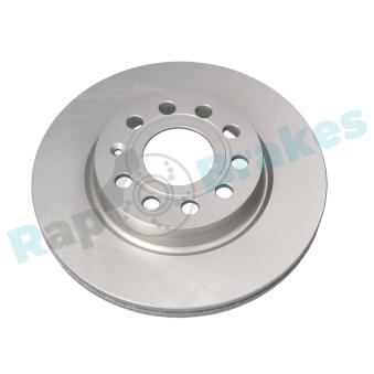 Jeu de 2 disques de frein avant RAP BRAKES R-D0490C pour LADA 111 2.0 TDI - 110cv