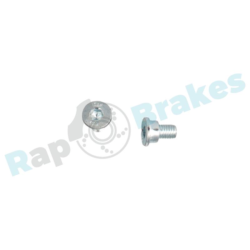 Jeu de 2 disques de frein arrière RAP BRAKES R-D0493 - Visuel 1