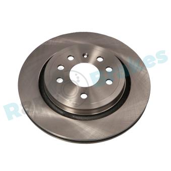 Jeu de 2 disques de frein arrière RAP BRAKES R-D0495 pour FORD S-MAX 1.8 - 110cv