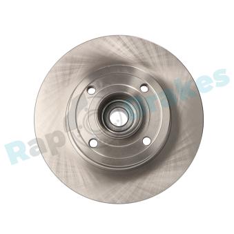 Jeu de 2 disques de frein arrière RAP BRAKES R-D0504 pour RENAULT DUSTER 1.6 - 110cv