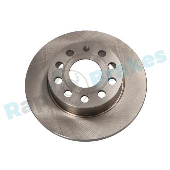 Jeu de 2 disques de frein arrière RAP BRAKES R-D0508 pour MERCEDES-BENZ SPRINTER 2.0 TDI - 110cv