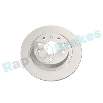 Jeu de 2 disques de frein arrière RAP BRAKES R-D0512C pour FORD S-MAX 1.8 - 110cv