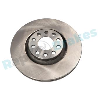 Jeu de 2 disques de frein avant RAP BRAKES R-D0516 pour AUDI 100 1.9 TDI - 110cv
