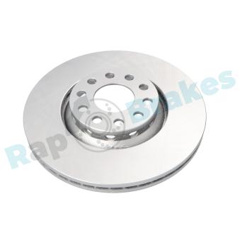 Jeu de 2 disques de frein avant RAP BRAKES R-D0516C pour AUDI 100 1.9 TDI - 110cv