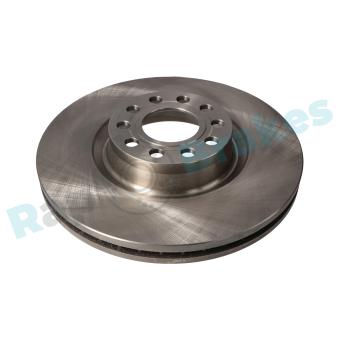 Jeu de 2 disques de frein avant RAP BRAKES R-D0558 pour AUDI A6 2.8 - 193cv