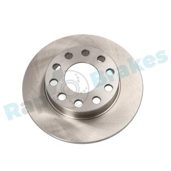 Jeu de 2 disques de frein arrière RAP BRAKES R-D0576 pour MITSUBISHI ASX 1.9 TDI - 116cv