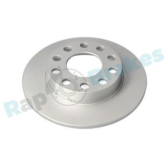 Jeu de 2 disques de frein arrière RAP BRAKES R-D0576C pour MITSUBISHI ASX 1.9 TDI - 116cv