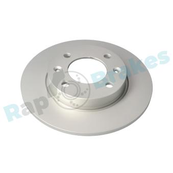 Jeu de 2 disques de frein arrière RAP BRAKES R-D0577C pour RENAULT MASTER 1.6 16V - 110cv