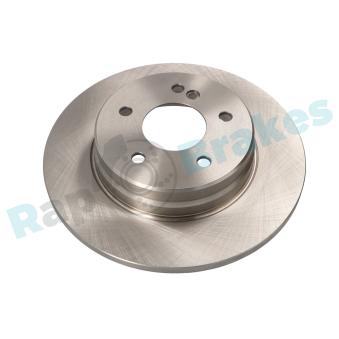 Jeu de 2 disques de frein arrière RAP BRAKES OEM 210423051264