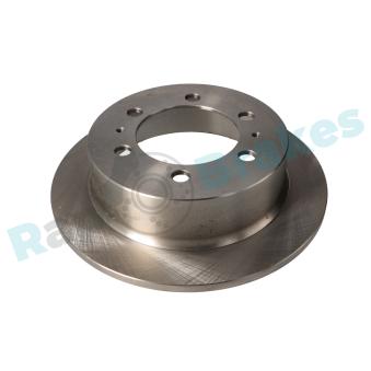 Jeu de 2 disques de frein arrière RAP BRAKES R-D0608 pour DAEWOO REXTON 3.2 V6 - 220cv