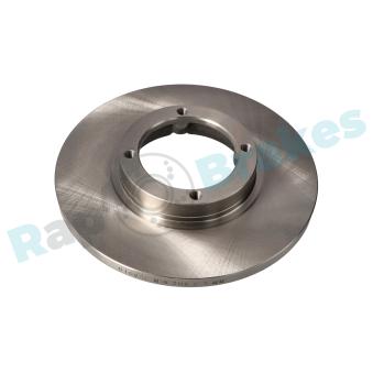 Jeu de 2 disques de frein avant RAP BRAKES R-D0614 pour AUDI A3 1.0 - 65cv