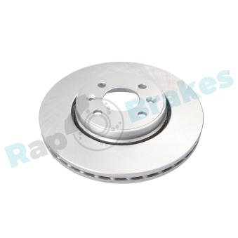 Jeu de 2 disques de frein avant RAP BRAKES R-D0623C pour HYUNDAI ACCENT 1.5 dCi 110 - 110cv