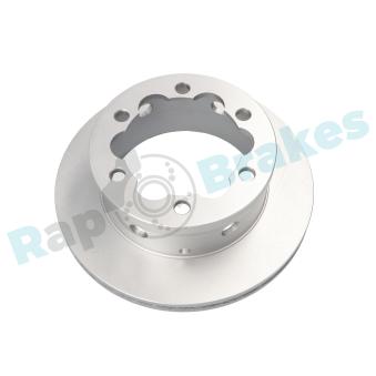 Jeu de 2 disques de frein arrière RAP BRAKES OEM 2D0615601B