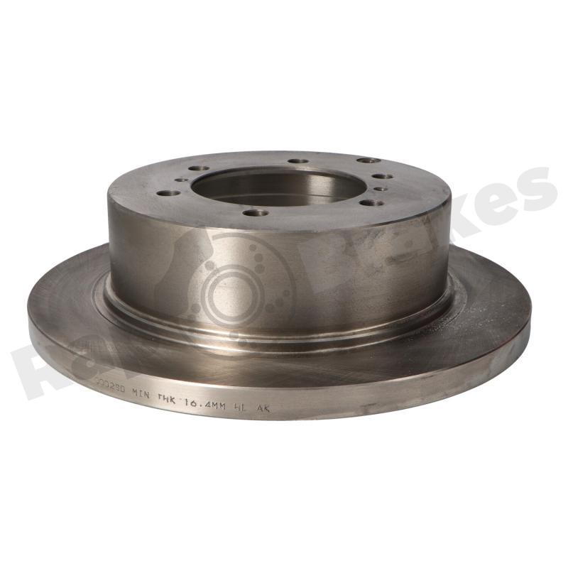 Jeu de 2 disques de frein arrière RAP BRAKES R-D0638 - Visuel 1