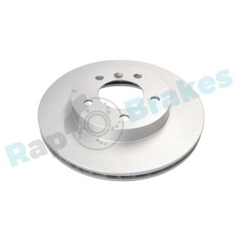 Jeu de 2 disques de frein avant RAP BRAKES OEM 34111164539