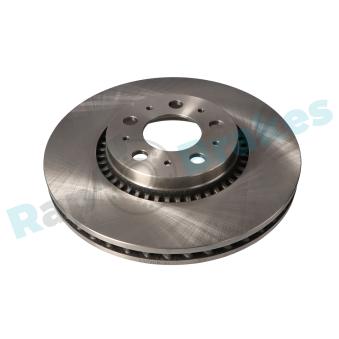 Jeu de 2 disques de frein avant RAP BRAKES R-D0649 pour FORD KUGA 2.0 - 180cv