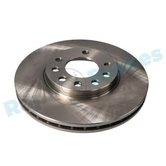 Jeu de 2 disques de frein avant RAP BRAKES R-D0653 pour HYUNDAI ACCENT 1.7 CDTI - 110cv