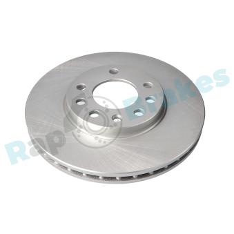 Jeu de 2 disques de frein avant RAP BRAKES R-D0653C pour HYUNDAI ACCENT 1.7 CDTI - 110cv