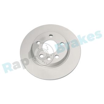 Jeu de 2 disques de frein arrière RAP BRAKES R-D0654C pour TOYOTA COROLLA 2.5 Syncro - 110cv