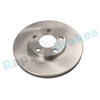 Jeu de 2 disques de frein avant RAP BRAKES R-D0656 pour RENAULT MASTER 1.9 TDI Syncro/4motion - 110cv