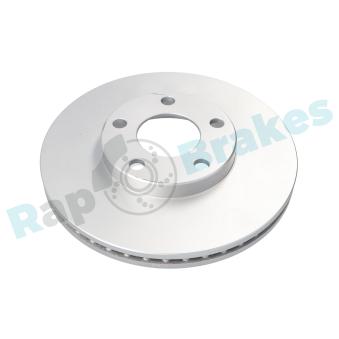Jeu de 2 disques de frein avant RAP BRAKES R-D0656C pour RENAULT MASTER 1.9 TDI Syncro/4motion - 110cv