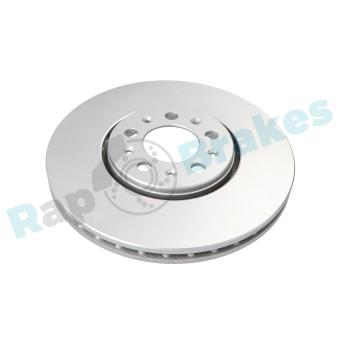 Jeu de 2 disques de frein avant RAP BRAKES R-D0670C pour BENTLEY CONTINENTAL 1.6 - 110cv