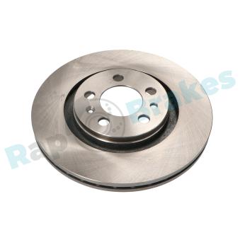 Jeu de 2 disques de frein avant RAP BRAKES R-D0706 pour VOLKSWAGEN MULTIVAN 1.9 TDI - 110cv