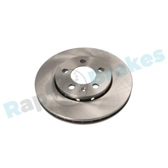 Jeu de 2 disques de frein avant RAP BRAKES R-D0707 pour MG MG 5 1.0 TSI - 110cv