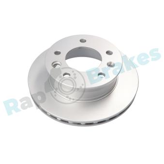 Jeu de 2 disques de frein avant RAP BRAKES R-D0713C pour LEXUS IS 408 D - 79cv