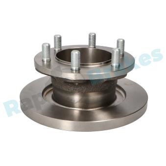 Jeu de 2 disques de frein avant RAP BRAKES R-D0714 pour SAAB 93 35 C 9. 35 S 9 - 90cv