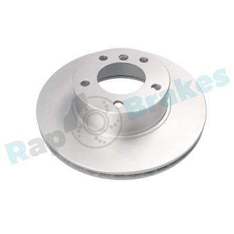 Jeu de 2 disques de frein avant RAP BRAKES OEM 34111164839