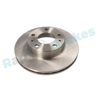 Jeu de 2 disques de frein avant RAP BRAKES R-D0748 pour TOYOTA COROLLA 2.0 bivalent - 110cv