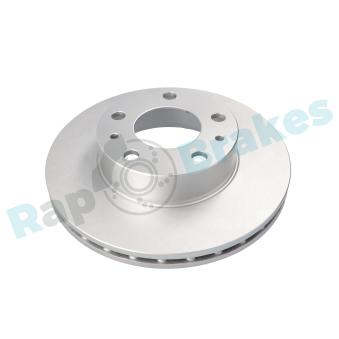 Jeu de 2 disques de frein avant RAP BRAKES R-D0748C pour TOYOTA COROLLA 2.0 bivalent - 110cv