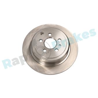 Jeu de 2 disques de frein arrière RAP BRAKES [R-D0753]