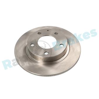 Jeu de 2 disques de frein arrière RAP BRAKES R-D0757 pour BYD DOLPHIN 2.0 TD - 110cv